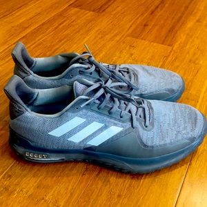 Adidas Fit Boost Dark Grey, White